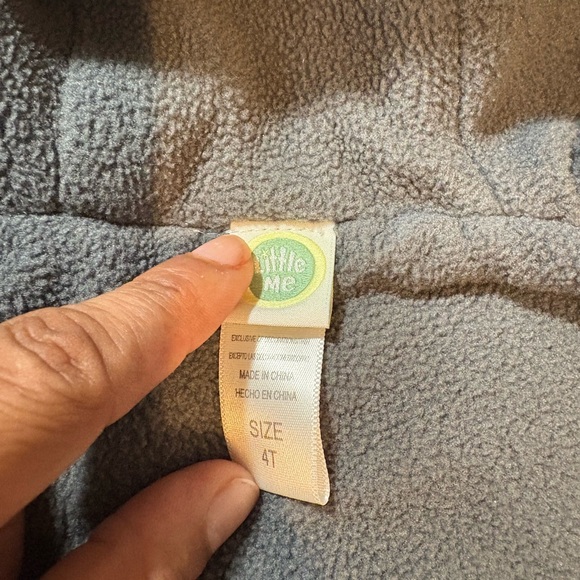 Little Me Cozy Gray Fleece - Picture 2 of 4